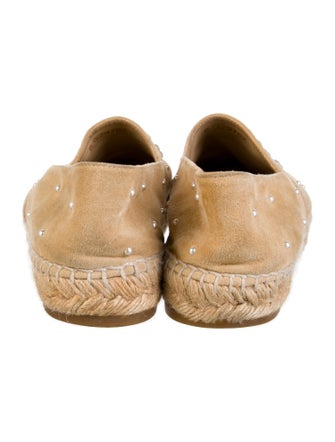 Chanel Interlocking CC Logo Suede Espadrilles