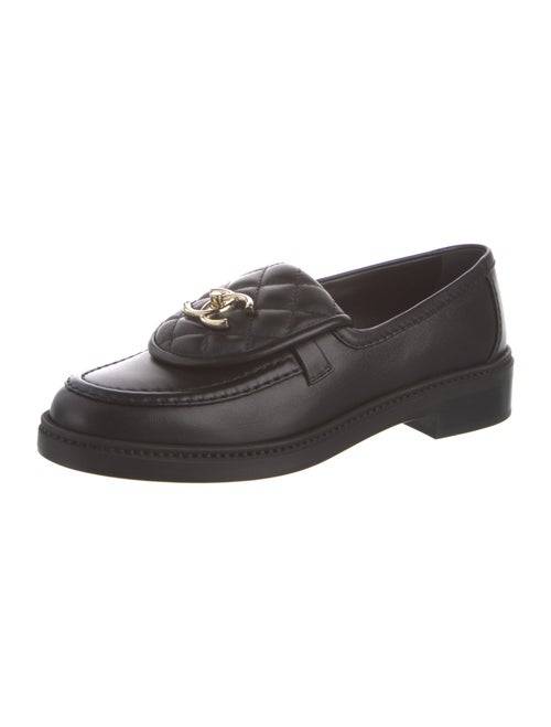 Chanel 2024 Interlocking CC Logo Loafers