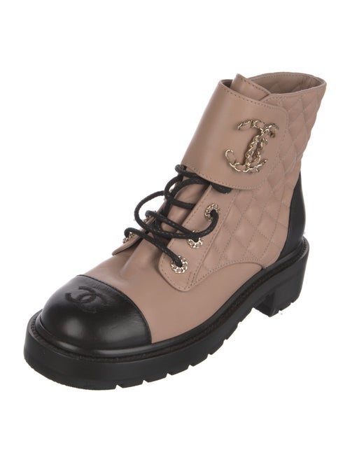 Chanel 2021 Interlocking CC Logo Boots