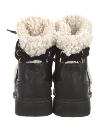 Chanel 2020 Interlocking CC Logo Combat Boots