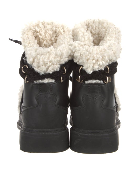 Chanel 2020 Interlocking CC Logo Combat Boots