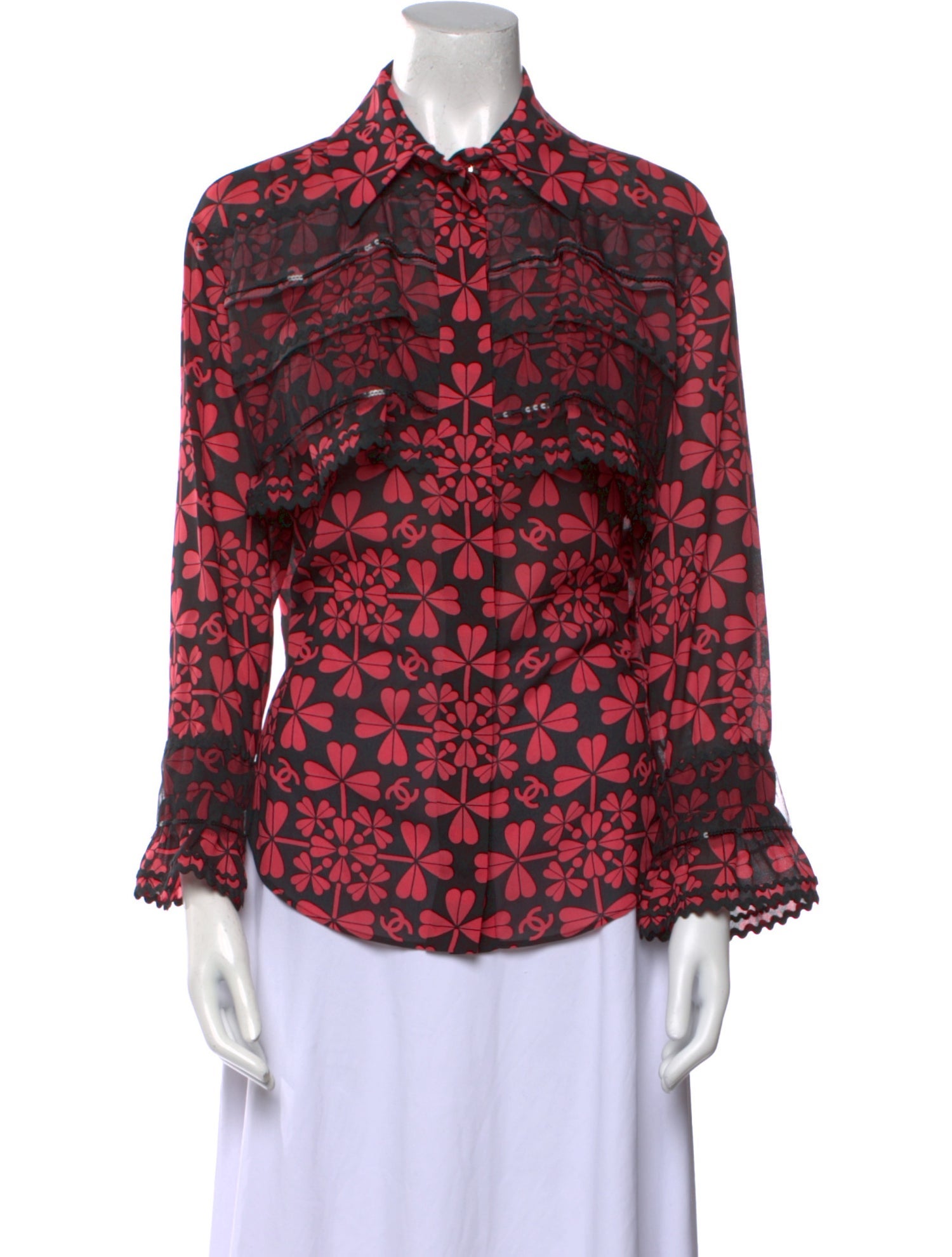 Chanel 2021 Silk Blouse