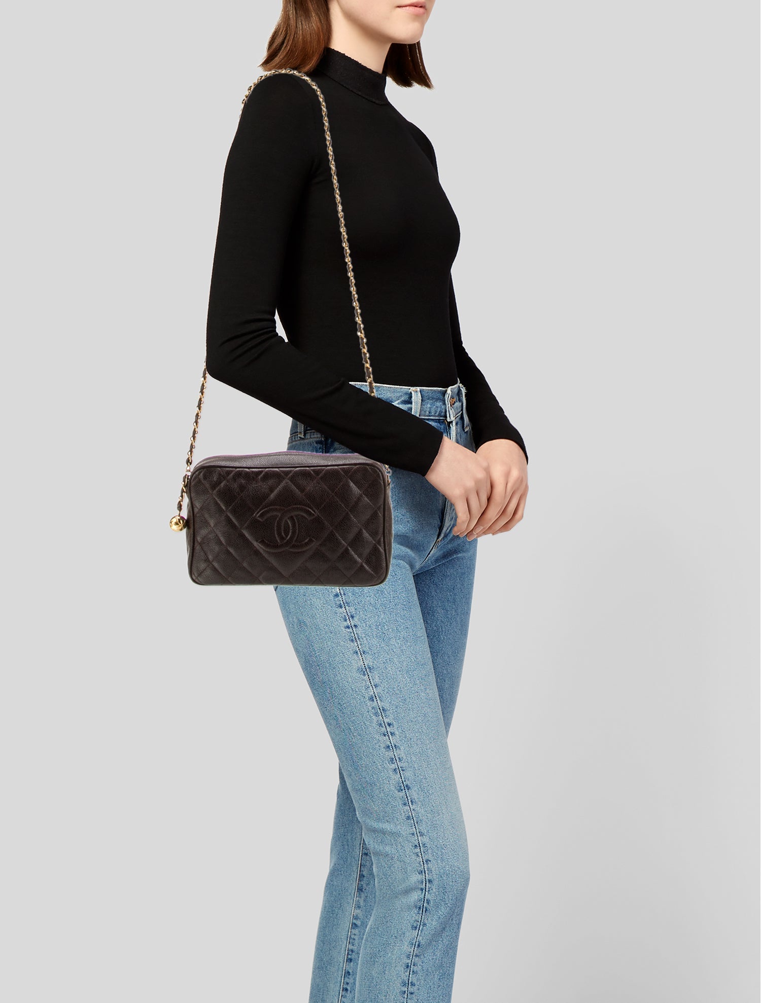 Chanel Quilted CC Camera Bag