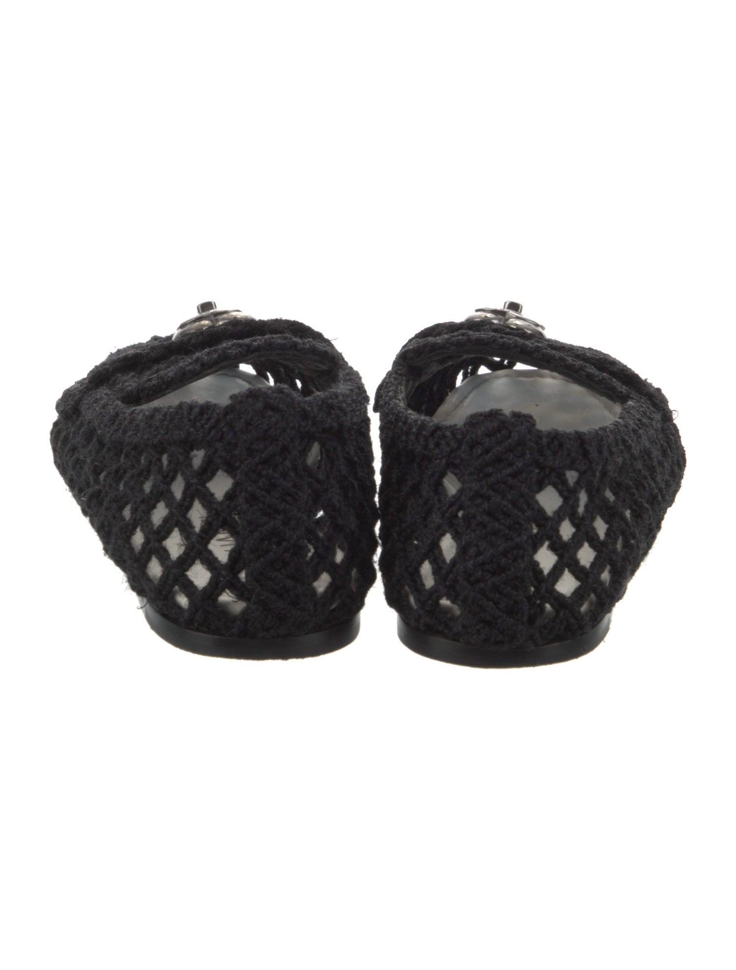 Chanel 2023 Interlocking CC Logo Ballet Flats