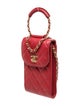 Chanel Vertical In The Loop Phone Holder w/ Chain