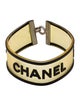 Chanel Vintage Rubber Clover Wrap Bracelet