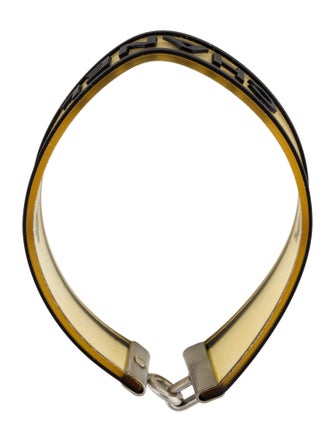 Chanel Vintage Rubber Clover Wrap Bracelet