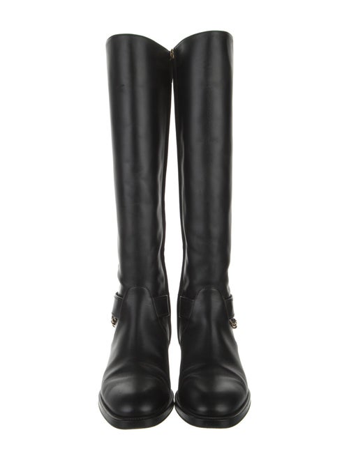 Chanel 2022 Interlocking CC Logo Riding Boots