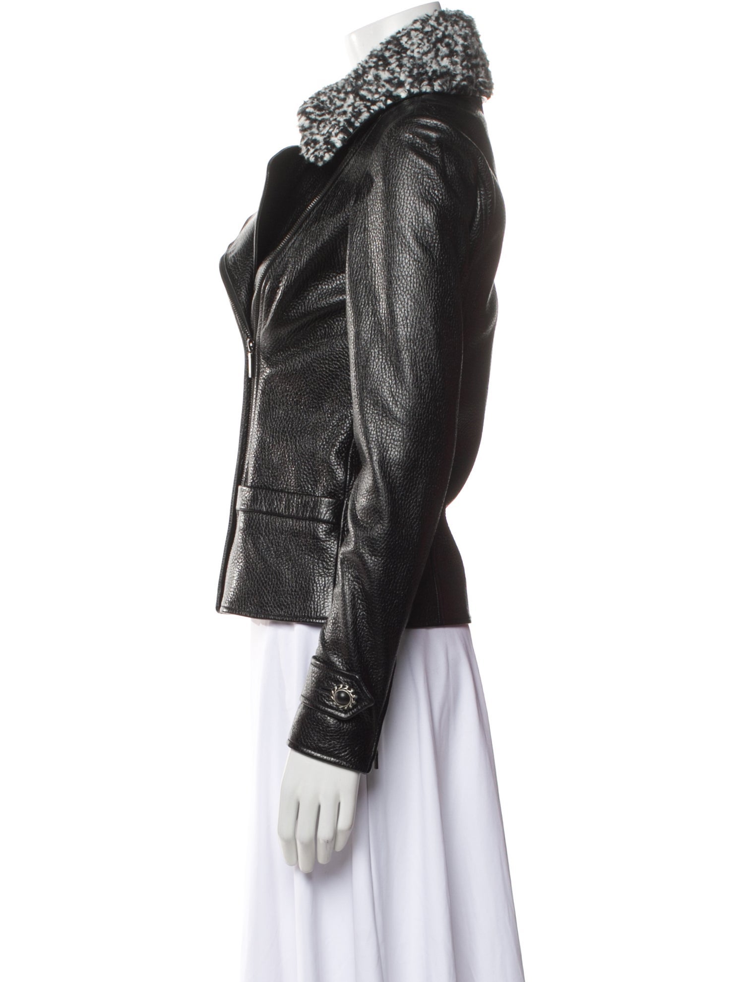 Chanel 2016 Leather Biker Jacket w/ Tags