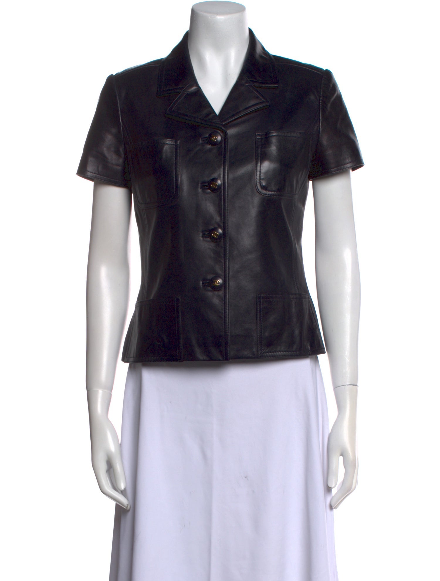 Chanel Vintage 1997 Button-Up Top