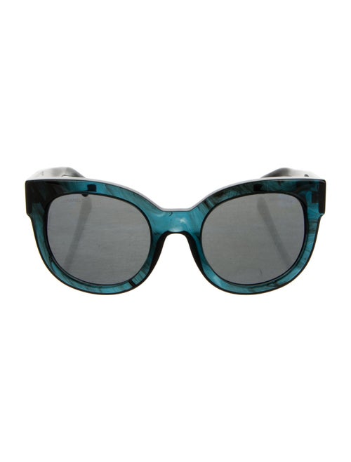 Chanel Interlocking CC Logo Oversize Sunglasses