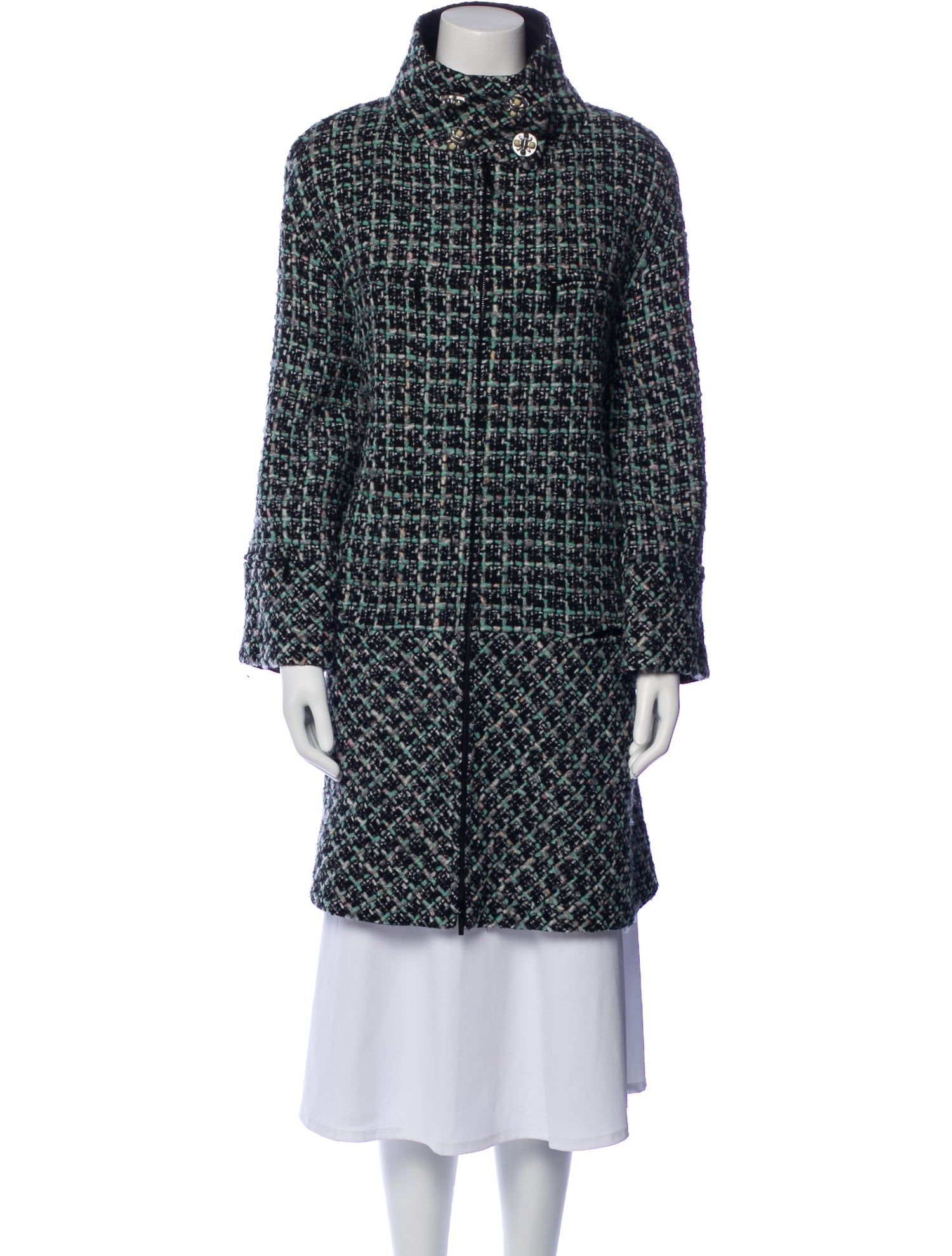 Chanel 2014 Tweed Pattern Coat