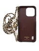 Chanel Pearl Crush iPhone 15 Pro Max W/ Chain
