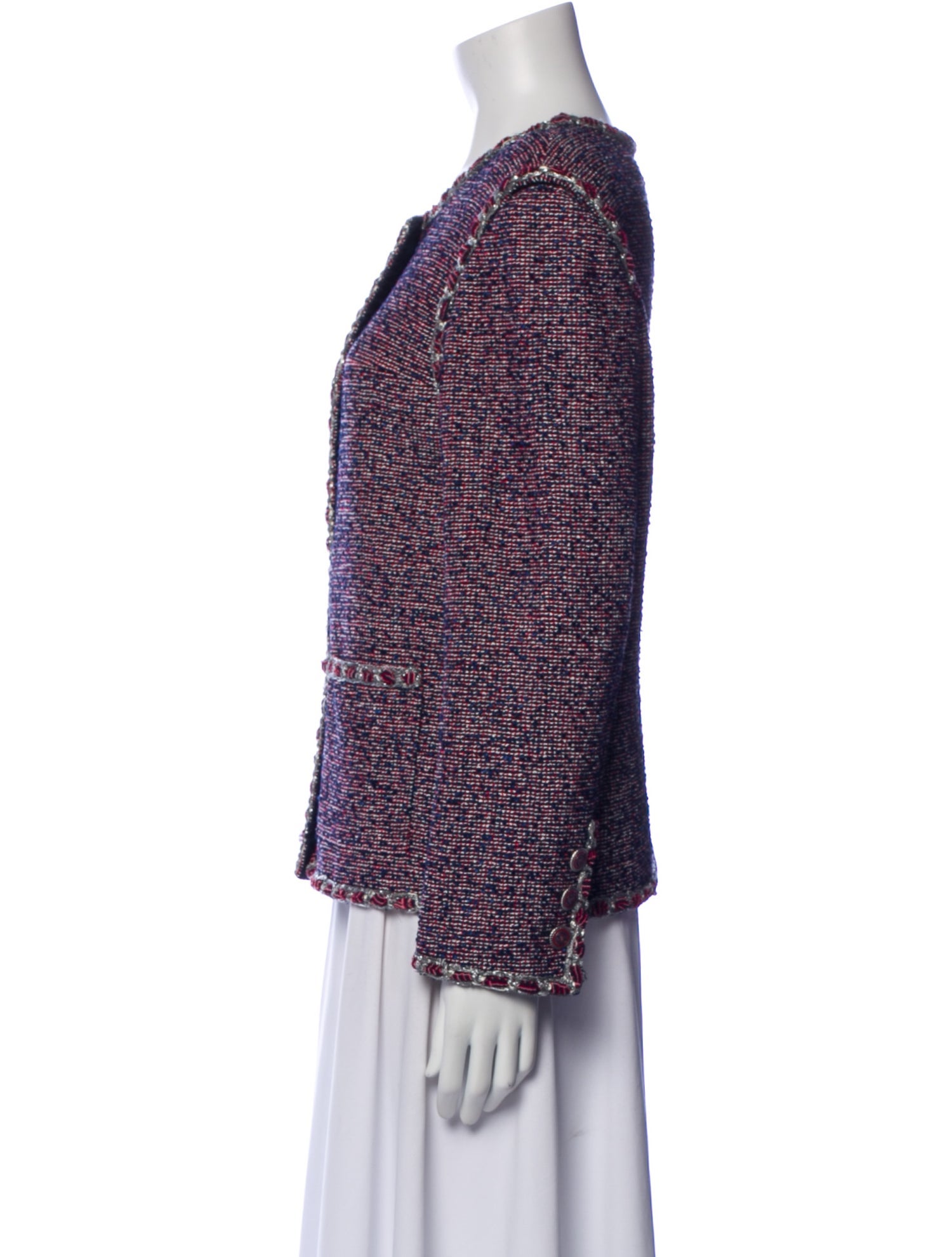 Chanel 2016 Tweed Pattern Evening Jacket