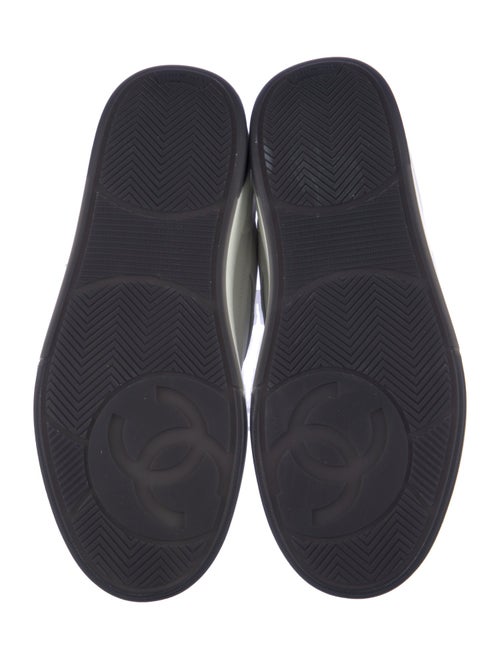 Chanel Interlocking CC Logo Calfskin Sneakers