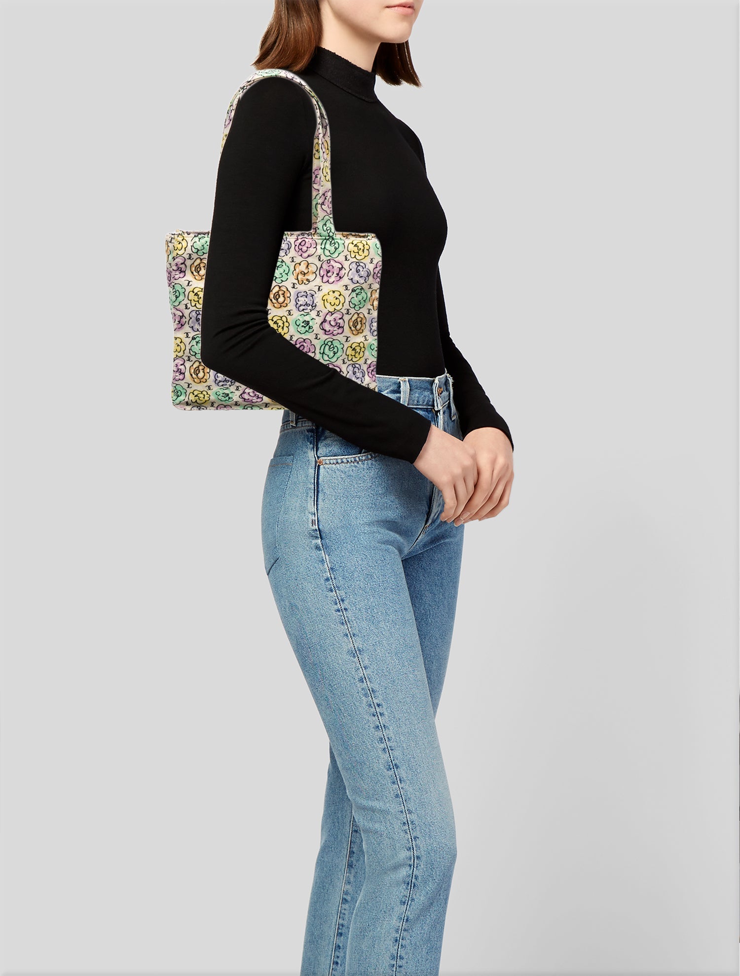 Chanel Camellia CC Tote