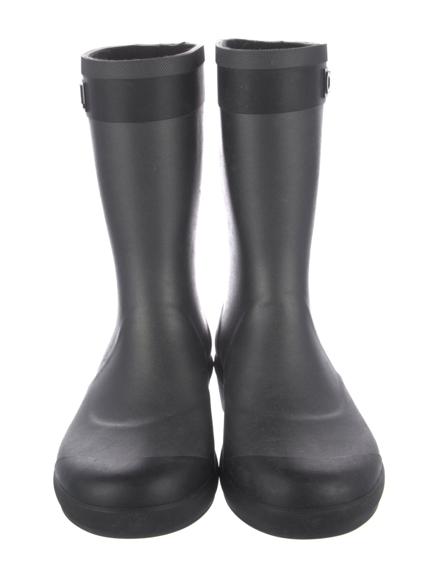 Chanel Interlocking CC Logo Rubber Rain Boots