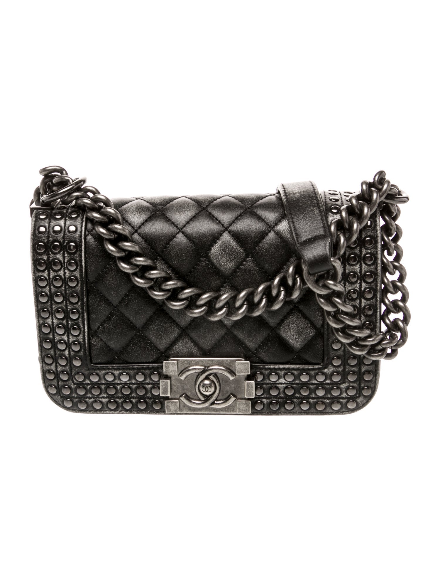 Chanel Paris-Dallas Studded Small Boy Bag