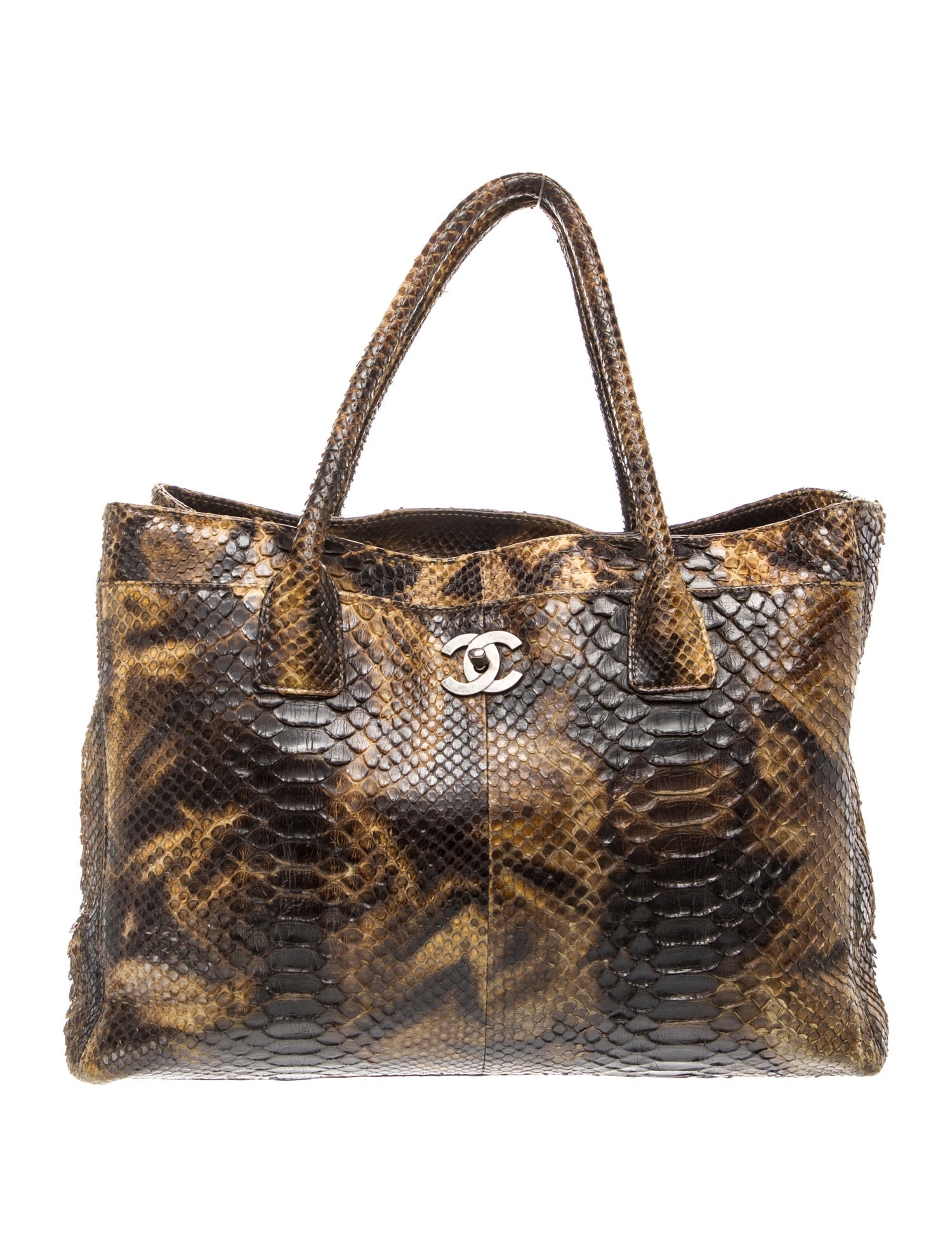 Chanel Python Executive Cerf Tote