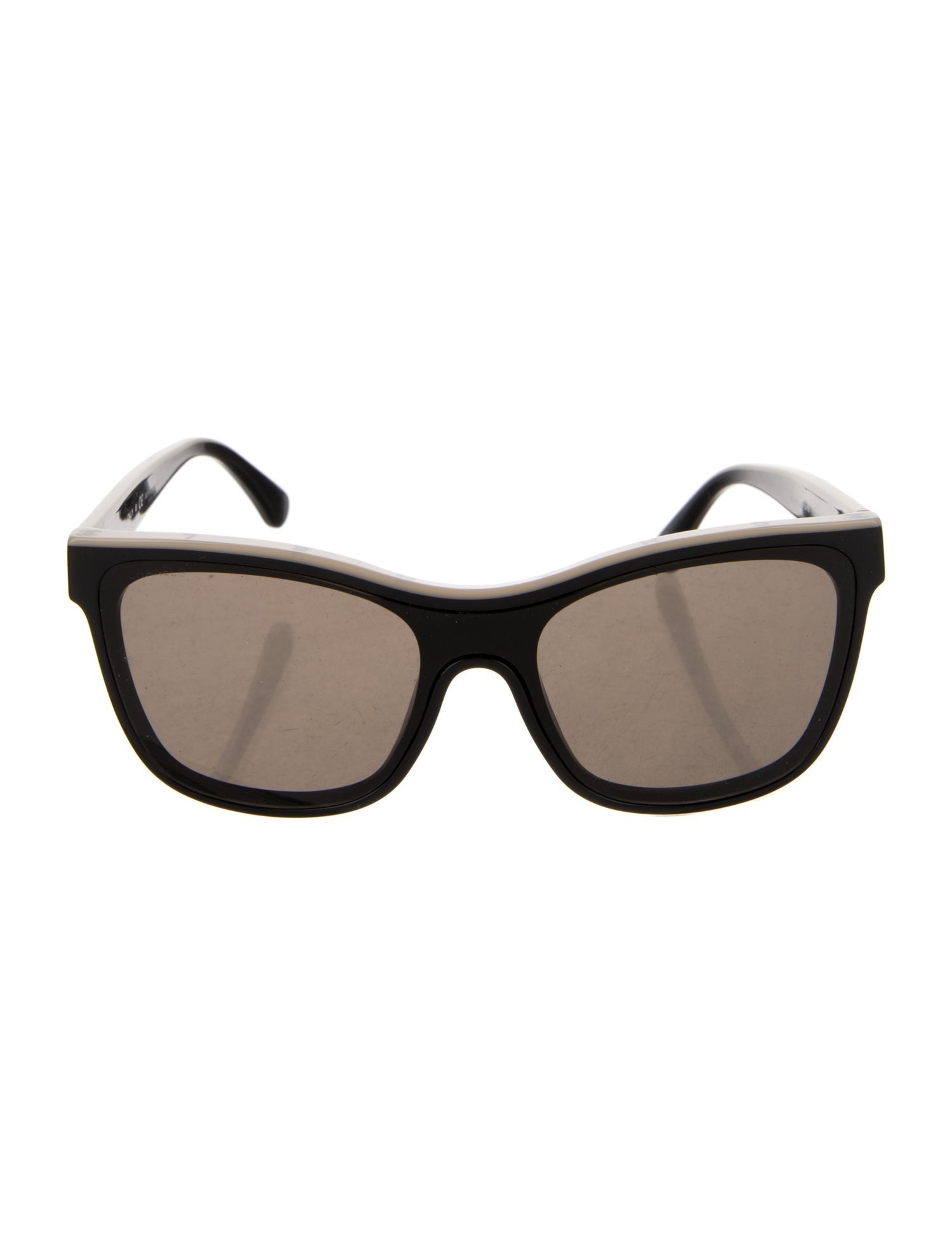 Chanel Interlocking CC Logo Wayfarer Sunglasses