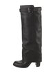Chanel Leather Riding Boots
