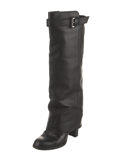 Chanel Leather Riding Boots