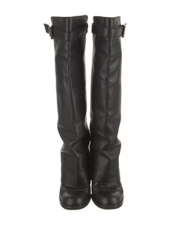 Chanel Leather Riding Boots
