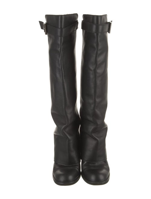 Chanel Leather Riding Boots