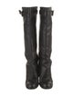 Chanel Leather Riding Boots