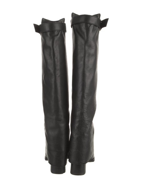 Chanel Leather Riding Boots