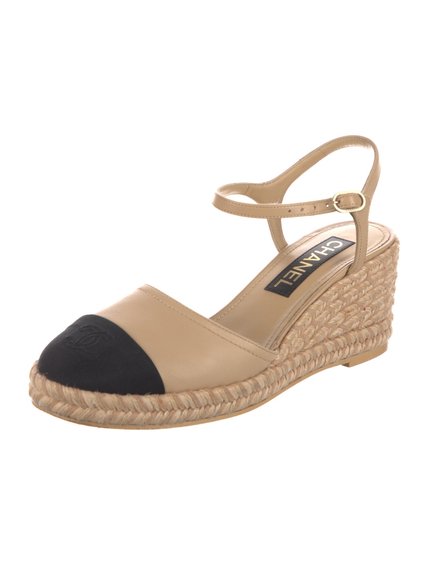 Chanel 2023 Interlocking CC Logo Slingback Pumps