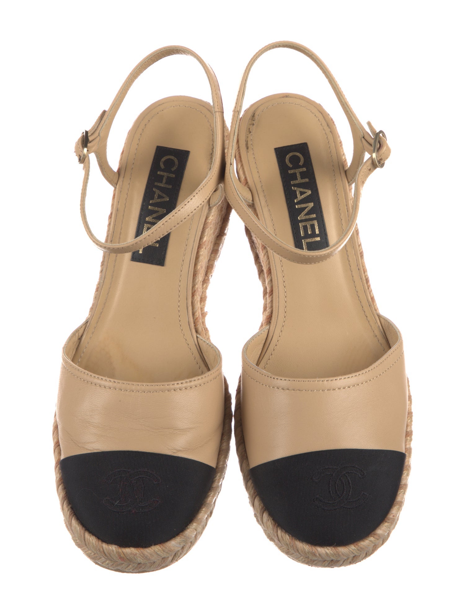 Chanel 2023 Interlocking CC Logo Slingback Pumps