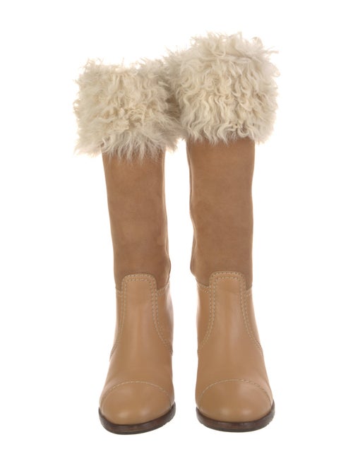 Chanel 2015 Interlocking CC Logo Riding Boots