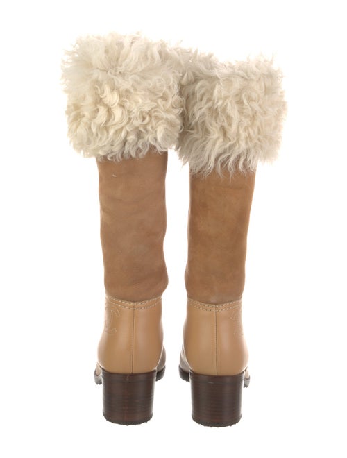 Chanel 2015 Interlocking CC Logo Riding Boots