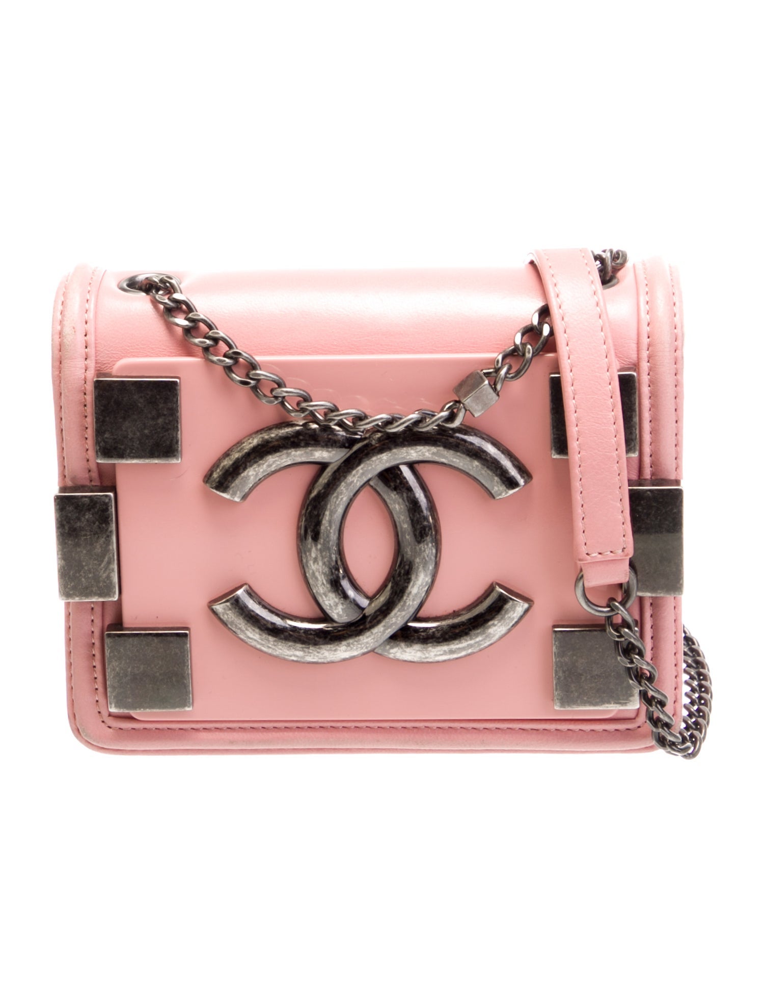 Chanel Quilted Lambskin Mini Boy Brick