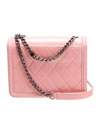 Chanel Quilted Lambskin Mini Boy Brick
