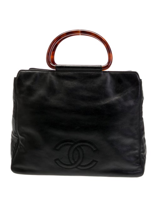 Chanel CC Tortoise Handle Bag