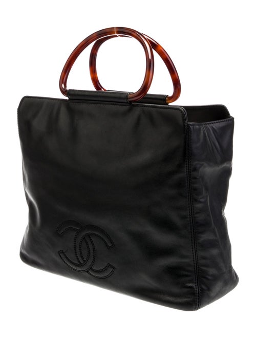 Chanel CC Tortoise Handle Bag