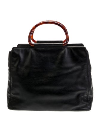 Chanel CC Tortoise Handle Bag