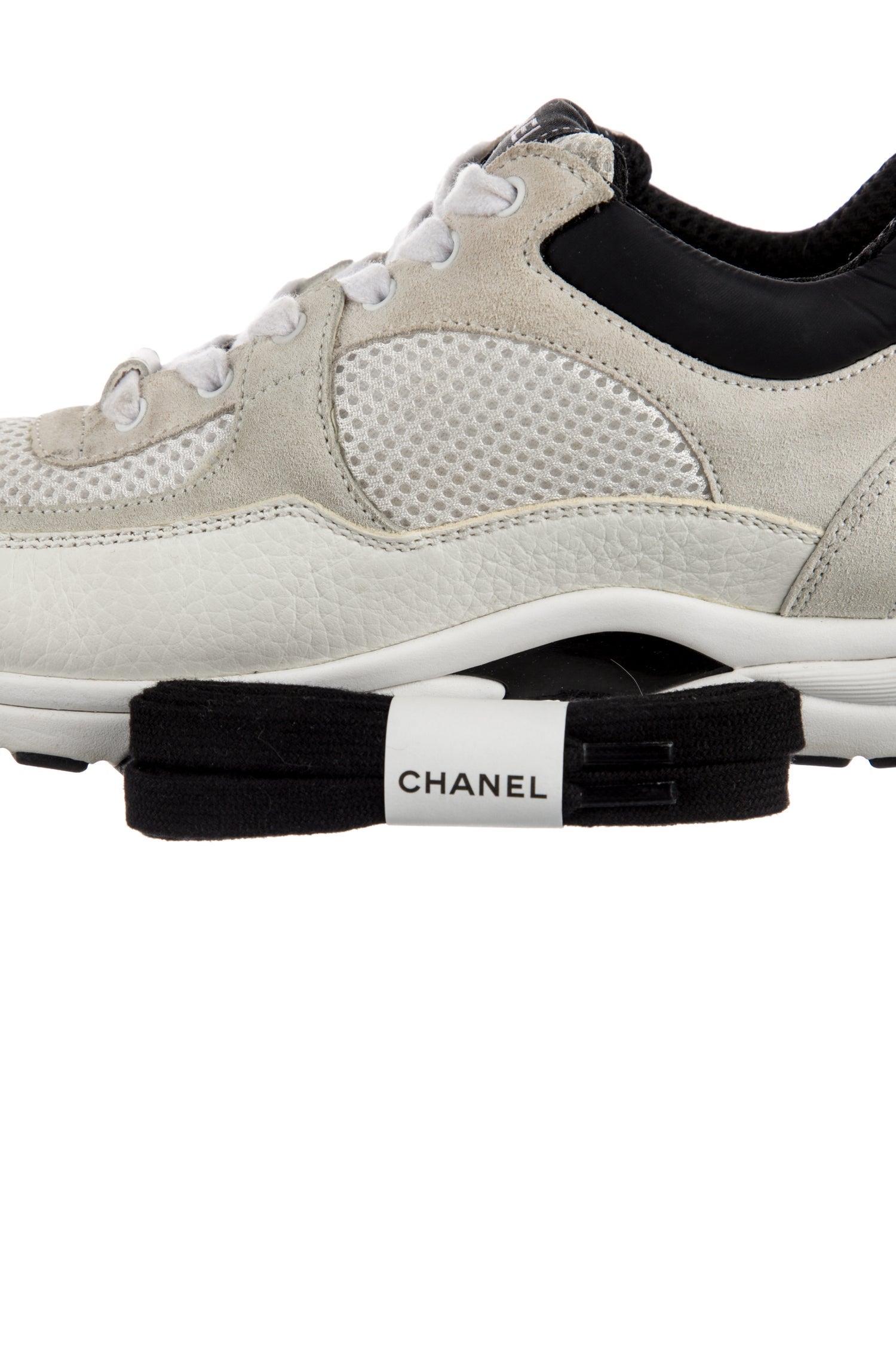 Chanel Interlocking CC Logo Mesh Sneakers