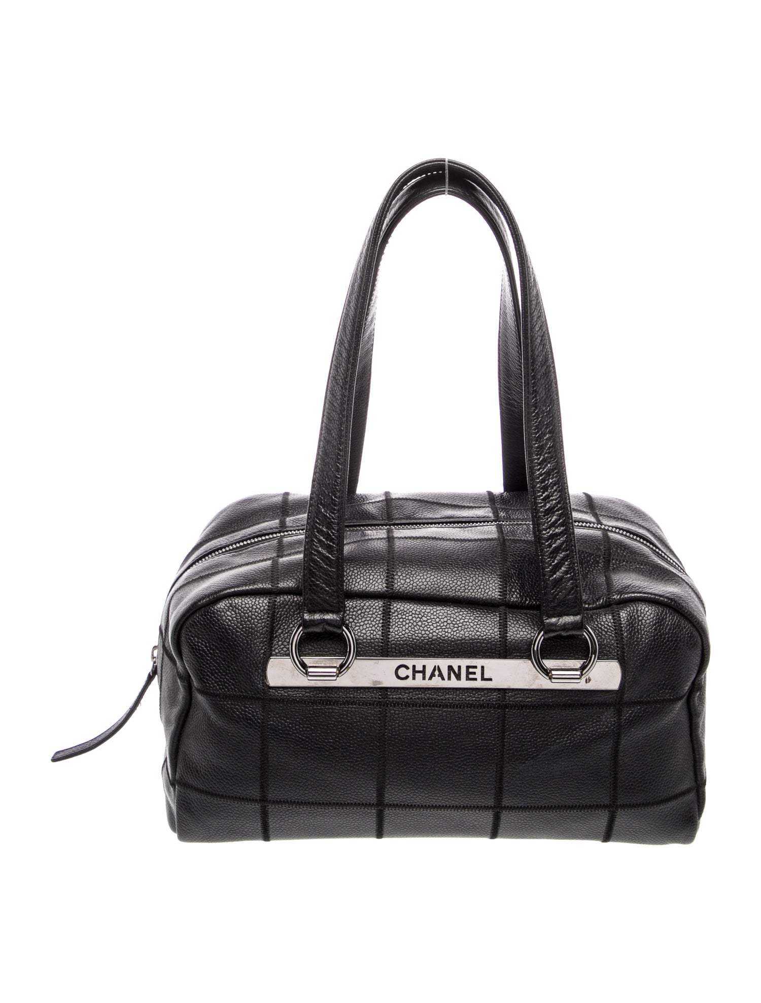 Chanel Square Quilt LAX Bowler Bag