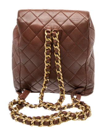 Chanel Quilted Duma Backpack