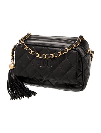 Chanel Quilted Mini CC Tassel Camera Bag