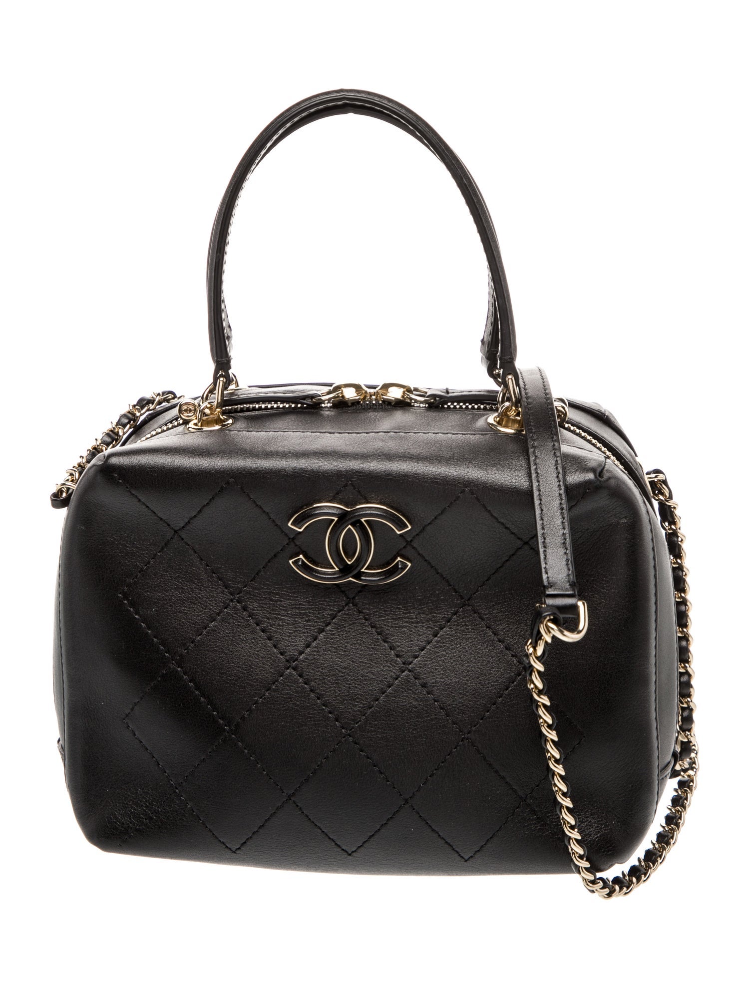 Chanel CC Vanity Bowling Bag