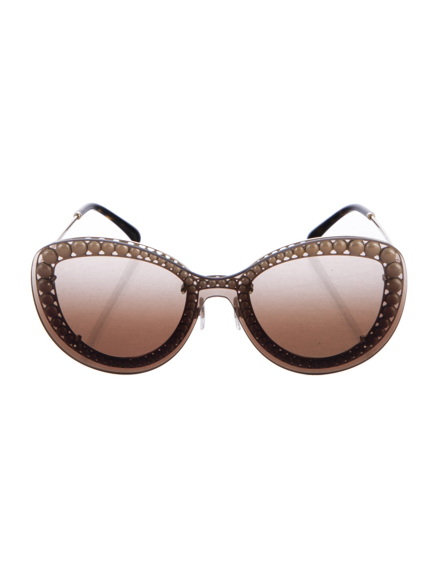 Chanel Interlocking CC Logo Aviator Sunglasses