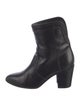 Chanel Interlocking CC Logo Leather Western Boots