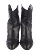Chanel Interlocking CC Logo Leather Western Boots