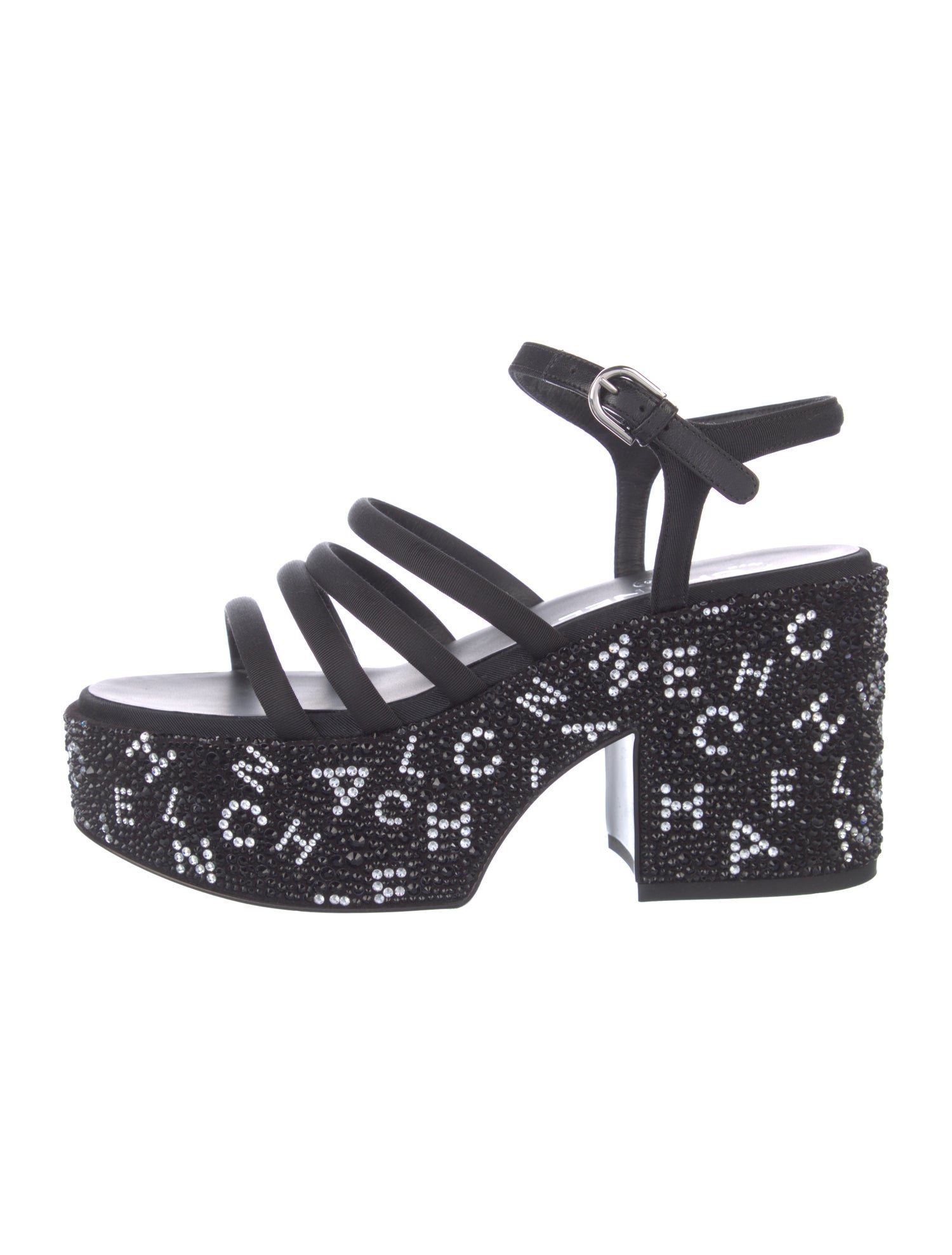 Chanel 2024 Interlocking CC Logo Gladiator Sandals