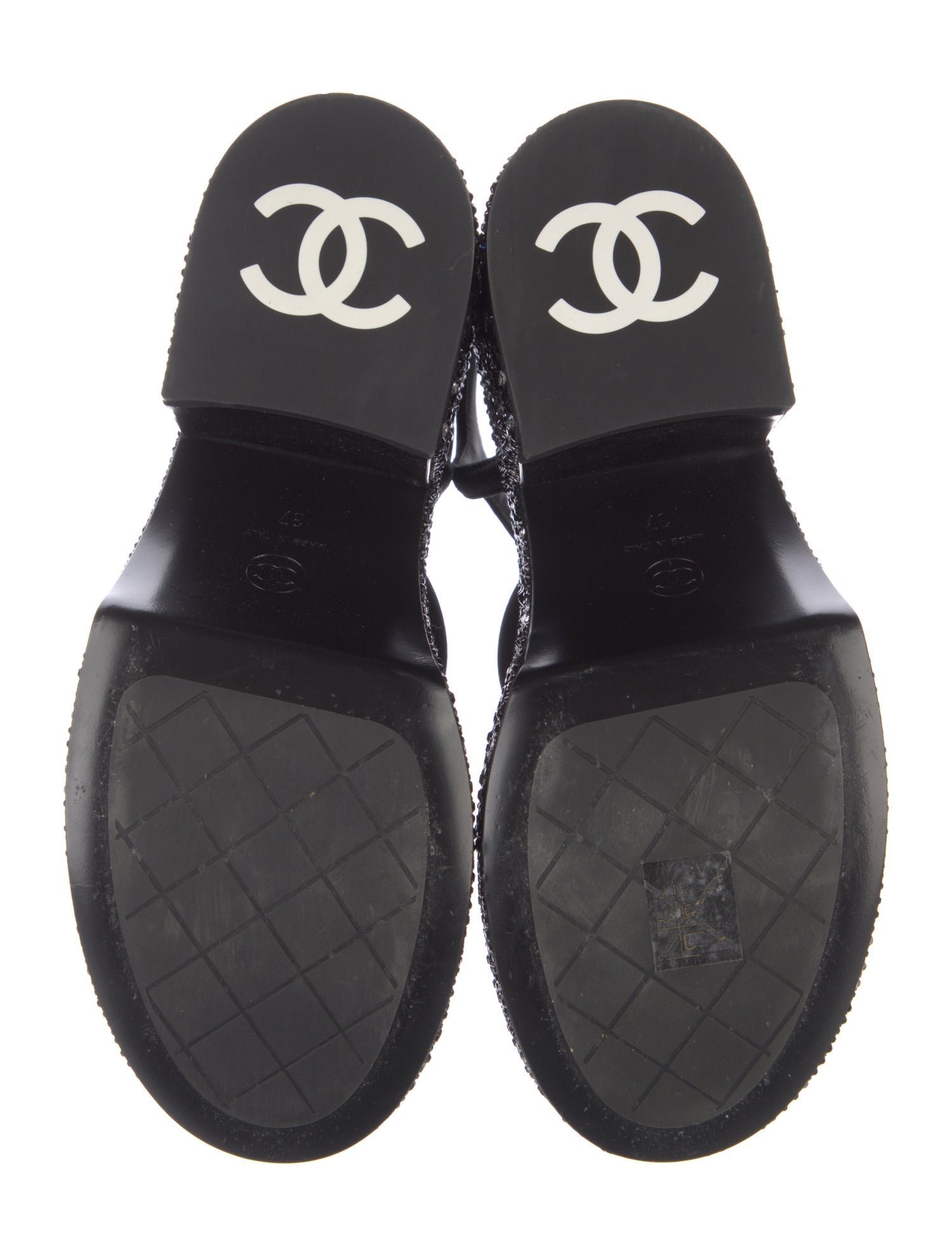 Chanel 2024 Interlocking CC Logo Gladiator Sandals