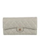 Chanel 2021-2022 Interlocking CC Logo Trifold Wallet